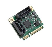 Carte Adaptateur Raid Mini PCIe vers SATA III 2 Ports ASMedia 1061R pour miniage d'ipfs et ajout d'appareils SATA 3.0