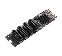 Carte adaptateur SATA3.0 4 ports d'extension SATA3 TXB184 Rise pour NVME PCIE3.0 convertisseur NVMe Solid Disk Converter