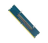 Carte adaptateur SO-DIMM vers DIMM DDR5 pour ordinateur portable sur PC de | Convertisseur de mémoire haute fréquence pour ordinateur portable pour RAM sur PC de bureau, carte PCB bleue pour mise à