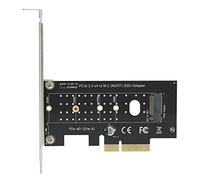 Carte Adaptateur SSD, Carte Adaptateur de Disque Dur SSD NGFF PCI-E 3.0 X4 à M.2 M Key, Adaptateur 2280, Prise en Charge des Systèmes Windows 8/10 / Linux.