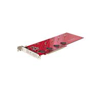 Carte Adaptateur StarTech.com QUAD-M2-PCIE-CARD-B : PCIe 4.0 x16 vers Quad M.2 NVMe/AHCI (2242/60/80/110mm), bifurcation requise, taux transfert max 7.8Go/s