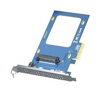 Carte adaptateur U.2 SFF-8639 vers PCIe NVMe SSD, carte d'extension PCIe 3.0 X4 pour SSD U.2 NVMe 2,5" ou SSD SATA 2,5", support de profil complet
