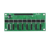Carte Adaptatrice PCB 8 Sorties, Broches en Cuivre Plaqué Or, Module Convertisseur, 2,54mm, Double Rangée - Haute Qualité, Test Facile, Usage Électronique