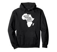 Carte Africaine Pride Never Forget Your Roots Sweat à Capuche