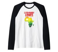Carte Afrique du Continent Everybody Loves Manche Raglan