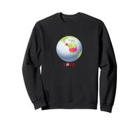 Carte américaine de l'espace avec texte d'amour Sweatshirt