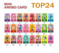 Carte Amiibo Animal Crossing, 24pcs Top24 Mini Jeu Cartes De Villageois De Caractères Pour Animal Crossing New Horizons