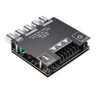 Carte amplificateur audio, module amplificateur 2.1 canaux, 9,3 x 9 x 2,2 cm, caisson de basses 100 W, récepteur sans fil, son haute fidélité pour événements en plein air, home cinéma