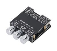 Carte Amplificateur de Puissance Bluetooth 2x30W, 2.0 Canaux AUX BT, Entrée USB avec Contrôle des Basses Aigus, Prend en charges des Effets Sonores Personnalisés