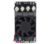 Carte amplificateur de Puissance numérique 18 à 50 VDC Module amplificateur pontable Double Canal 300 W ou monocanal 600 W avec Gain réglable de 26 à 36 DB, Blindage magnétique et