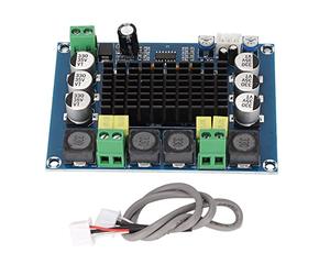 Carte Amplificateur Numérique HiFi DC12-24V Double Canal 2x120W pour Haut-parleurs de Cinéma Maison Bricolage