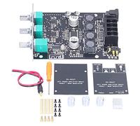 Carte amplificateur PolyGen 50 W + 50 W Sortie stéréo entrée DC 9-24 V Module AMP Audio TPA3116D2 avec Bluetooth 5.0/AUX et Boutons de Volume des aigus des Basses pour systèmes