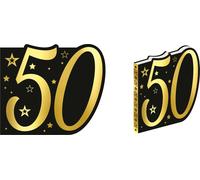 Carte Anniversaire 18 ans Étoiles d'or Fête Décoration Félicitations Carnaval Célébration Moments brillants Highlight Célébration, Couleur : Noir