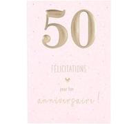 Carte Anniversaire - 50 ans Félicitations pour ton anniversaire !