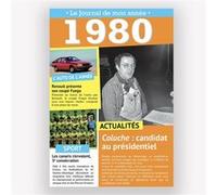 TENDANCE EDITIONS CARTE D'ANNIVERSAIRE LE JOURNAL DE MON ANNEE 1948-2011 (1980)