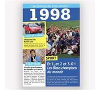 TENDANCE EDITIONS CARTE D'ANNIVERSAIRE LE JOURNAL DE MON ANNEE 1948-2011 (1998) ANNIVERSAIRE VINTAGE FLORAL