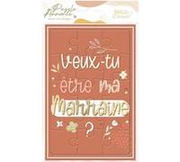 STC Carte Annonce naissance - Baptême « Veux-tu être ma marraine ? » - Puzzle