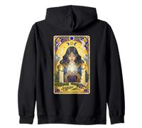 Carte Arcana Boule de Cristal Tarot Sorcière Sweat à Capuche