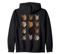 Carte Astrologique des Chats du Zodiaque, Horoscope, Cadeaux pour Les Amoureux des Chats Sweat à Capuche
