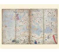 Carte - Atlas catalan Edition bilingue anglais-français - Cresques Abraham - Reliefs Editions - Coffret - Atlas / carte