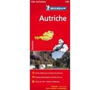 Carte Autriche Michelin Échelle 1:140 000 - Collectif Michelin - Michelin - broché - Atlas / carte