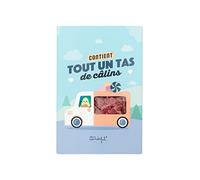 Carte avec bonbons - Contient tout un tas de câlins