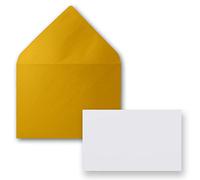 Carte avec enveloppe individuelle DIN A8 7,1 x 4,5 cm avec enveloppes C8 7,6 x 5,2 cm , patte gommée