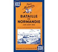 Carte Bataille de Normandie juin-aot 1944