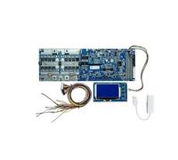 Carte BMS, Onduleur intellint BMS V3.0 24V 48V 8S 13S 14S 15S 16S 50A 100A 150A 200A Can RS485 vers onduleur, Batterie BT Li- intégrée avec Fonctions de Protection(BMS LCD USB,14S 200A Li-ION)