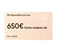 Carte cadeau-650€ 650 €