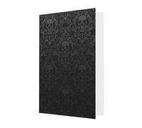 Carte cadeau imprimée gothique, carte de vœux vierge pour toutes les occasions, anniversaire, remerciement, fête, mariage, Noël, carte de félicitations