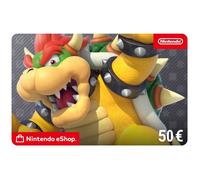 Carte cadeau numérique de 50€ à utiliser sur le Nintendo eShop
