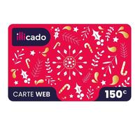 Carte cadeau numérique ILLICADO d'une valeur de 150€ utilisable dans plusieurs enseignes