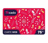 Carte cadeau numérique ILLICADO d'une valeur de 75€ utilisable dans plusieurs enseignes