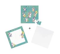 Carte cadeau puzzle 25 pieces licornes