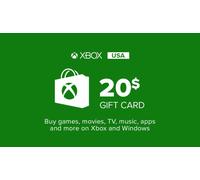 Carte cadeau XBOX Live 20$