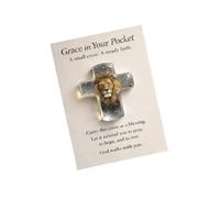 Carte câlin avec croix angelée, souvenir significatif, D | Souvenirs sentimentaux - Rappel attentionné d'amour et d'espoir - Souvenirs significatifs pour les âges - Cadeau de soutien