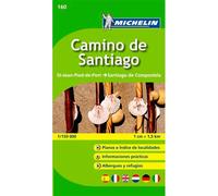 Carte Camino de Santiago - Saint Jean Pied de Port - Santiago de Compostella St-Jean-Pied-de-Port - Santiago de Compostela Échelle 1:150 000 - Collectif Michelin - Michelin Travel Partner - broché - A