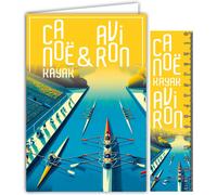 Carte Canoë Kayak Aviron Avec Enveloppe 12x17,5cm Pour Sportif Sportive Rameur Rameuse Champion(Ne) Nautique Ou Supporter - Collection Passion Sports