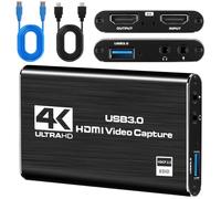 Carte Capture Vidéo USB 3.0 HDMI 4K Compatible avec Windows & Linux