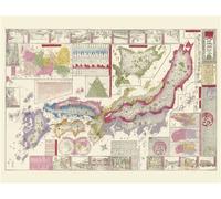 Carte - Carte du Japon sous l’ère Meiji Édition bilingue anglais-français - Tatsunosuke Kabai - Reliefs Editions - Coffret - Atlas / carte
