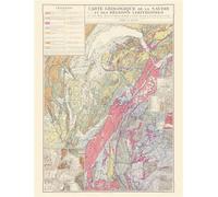 Carte - Carte géologique de la Savoie - Géographie nostalgi Edition bilingue français-anglais - Léon Moret - Reliefs Editions - Coffret - Atlas / carte