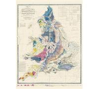Carte - Carte géologique de l'Angleterre et du Pays de Galle