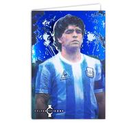 Carte Celebrity Icons Licence officielle Sidney Maurer Footballeur Professionnel Argentin -Carte Ouverte Blanche 23x17cm Avec Enveloppe Blanche 12x17,5cm -Pour Anniversaire Départ Collectionneur