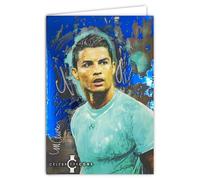 Carte Celebrity Icons Licence officielle Sidney Maurer Footballeur Professionnel - Carte Ouverte Blanche 23x17cm - Avec Enveloppe Blanche 12x17,5cm -Pour Anniversaire Départ Retraite Collectionneur