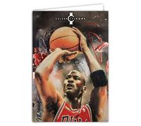 Carte Celebrity Icons Licence officielle Sidney Maurer Michael Basketteur Américain - Carte Ouverte Blanche 23x17cm - Avec Enveloppe Blanche 12x17,5cm -Pour Anniversaire Départ Retraite Collectionneur