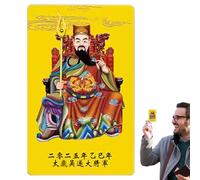 Carte Chinoise 2025,Carte Chinoise 2025 | Carte Feng Shui traditionnelle Carte porte-bonheur | Soutien à la prospérité du Nouvel An, carte d'festive exquise pour les familles, les vacances et les amis