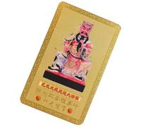 Carte chinoise Feng Shui Tai Sui pour la chance, la richesse, le succès et la protection, année 2025 du serpent Taisui, carte de protection pour la richesse, la chance, les talismans dorés,