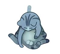 Carte Clé De Chat Mignon, Amateurs De Chats Funny Kitten Key Charm, Accessoires De Chaîne Clé Tournante, Sac Pour Avec Dessin Animé Pour Les Étudiants, Multifonction Personnalisé , Gris,