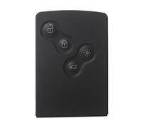 Carte clé Rechange pour Renault Captur - Clio 4 - Koleos - Laguna 3 - Megane 3 - Scenic 3 - Plip smartcard télécommande 4 Boutons